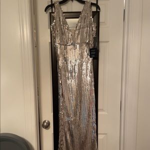 Lulus long sequin dress